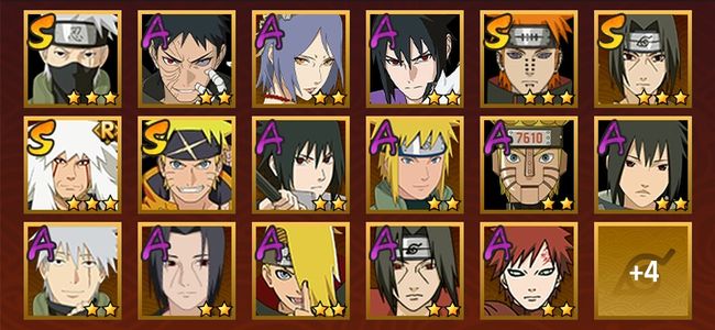 火影忍者V9 5S忍 16A忍 67忍 847S碎片 10通灵 200W战力 暗部