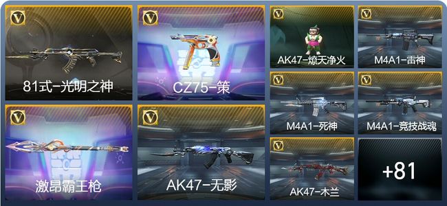 穿越火线：枪战王者V2 90英雄武器 1英雄角色 139万化 专家S