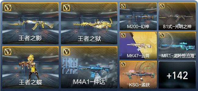 穿越火线：枪战王者V2 5王者武器 175英雄武器 专家S