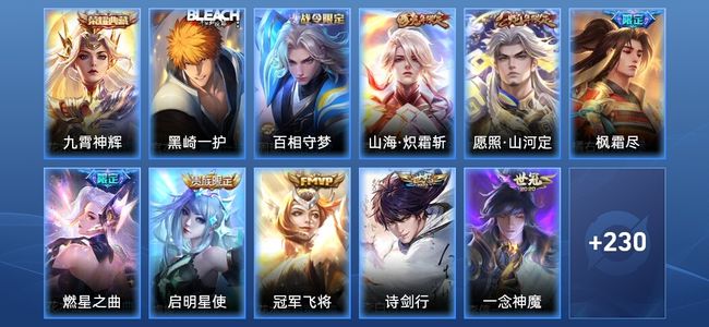 王者荣耀【苹果版】V8 1典藏 10传说 80史诗 242皮肤 最强王者