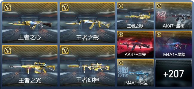 穿越火线：枪战王者V8 24王者武器 238英雄武器 6英雄角色 446万化 枪王SSS