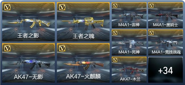 穿越火线：枪战王者V6 2王者武器 47英雄武器 1英雄角色 97万化 专家S