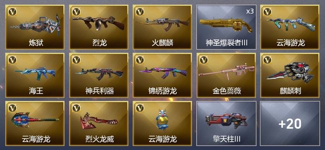 穿越火线（CF）12V武器 2皮肤 可排位 专家