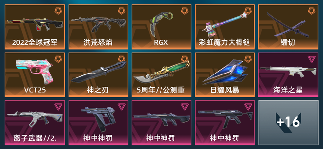 无畏契约9橙皮 6紫皮 30皮肤 28710皮肤总价值 495已用源晶 黄金
