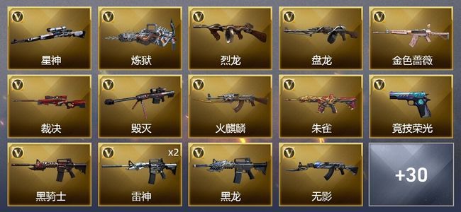 穿越火线（CF）40V武器 1V角色 16皮肤 可排位 大师