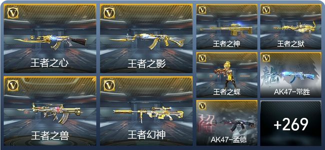 穿越火线：枪战王者V8 22王者武器 278英雄武器 8英雄角色 524万化 专家S