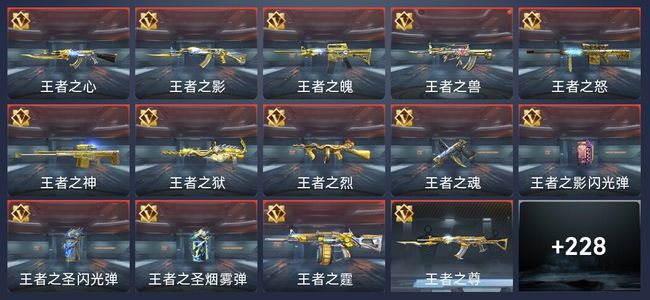穿越火线：枪战王者V8 15王者 235英雄武器 7英雄角色 393万化 枪王SS