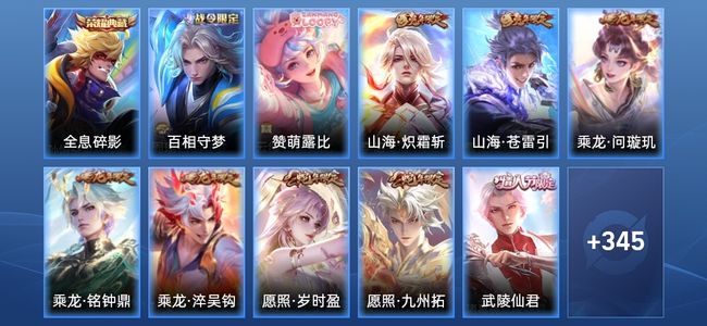 王者荣耀V8 1典藏 25传说 124史诗 358皮肤 至尊星耀III