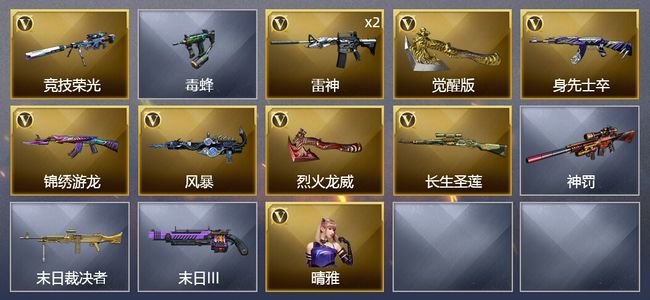 穿越火线（CF）9V武器 1V角色 5皮肤 可排位