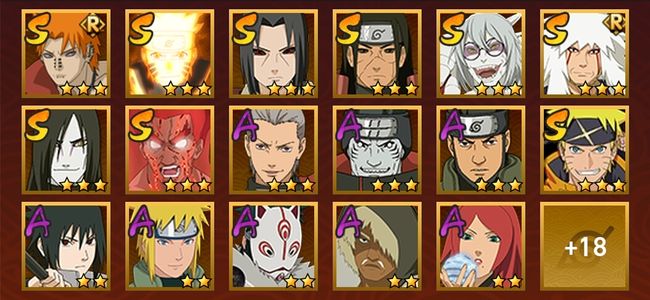 火影忍者V6 9S忍 26A忍 128忍 1175S碎片 14通灵 400W战力 暗部