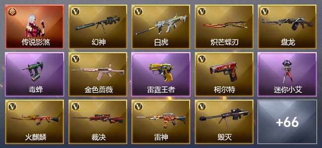 穿越火线（CF）1传说角色 11王者武器 2炫金武器 109V武器 5V角色 16皮肤 可排位 枪王