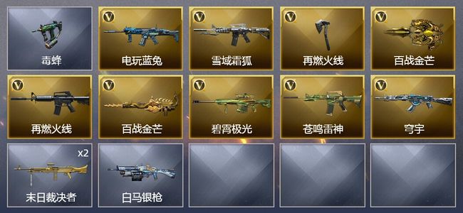 穿越火线（CF）9V武器 4皮肤 可排位 枪王