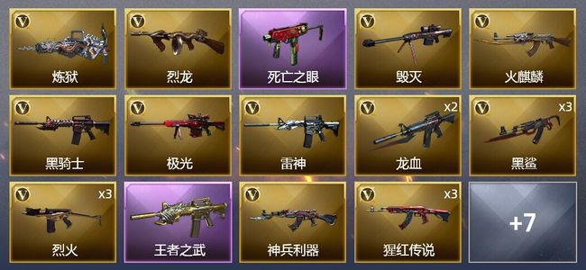 穿越火线（CF）1王者武器 24V武器 5皮肤 可排位 专家