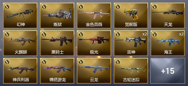 穿越火线（CF）26V武器 14皮肤 可排位 枪王