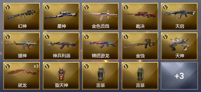 穿越火线（CF）17V武器 8皮肤 可排位 新锐