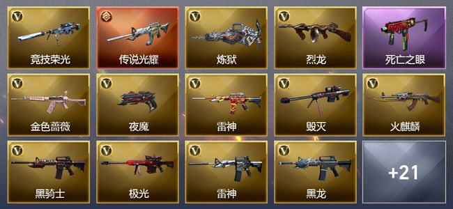 穿越火线（CF）1传说武器 1炫金武器 33V武器 3V角色 5皮肤 可排位 新锐