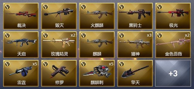 穿越火线（CF）28V武器 1V角色 1皮肤 可排位 新锐