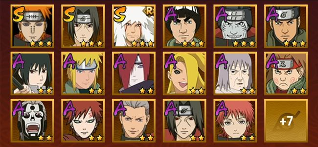 火影忍者V4 4S忍 20A忍 88忍 674S碎片 14通灵 400W战力 下忍