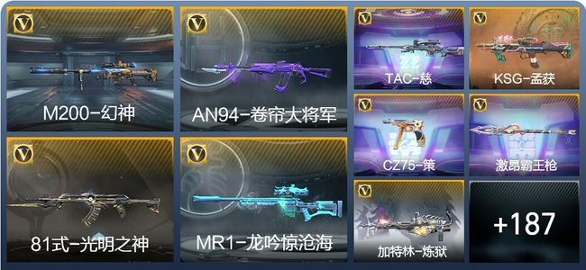 穿越火线：枪战王者V5 218英雄武器 5英雄角色 322万化 枪王SS