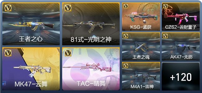 穿越火线：枪战王者V2 3王者武器 129英雄武器 3英雄角色 153万化 大师