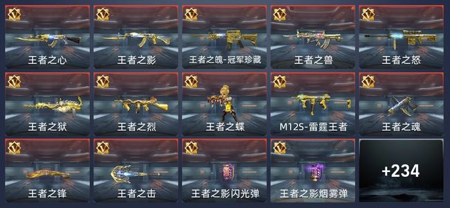 穿越火线：枪战王者V8 24王者 274英雄武器 2英雄角色 万化 新锐