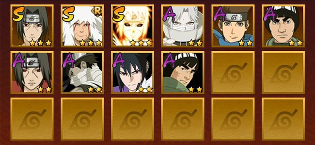 火影忍者V6 3S忍 7A忍 45忍 321S碎片 6通灵 100W内战力 暗部