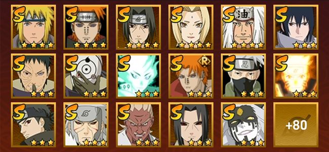 火影忍者V12 44S忍 54A忍 285忍 5263S碎片 20通灵 1000W战力 前500名 见习