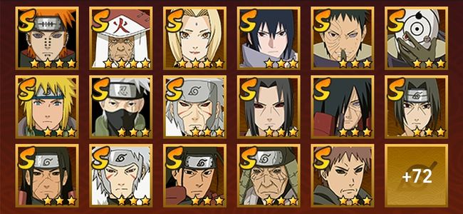 火影忍者V12 32S忍 57A忍 258忍 4300S碎片 24通灵 1000W战力 前100名 上忍