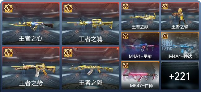 穿越火线：枪战王者V8 18王者 263英雄武器 9英雄角色 479万化 枪皇SS