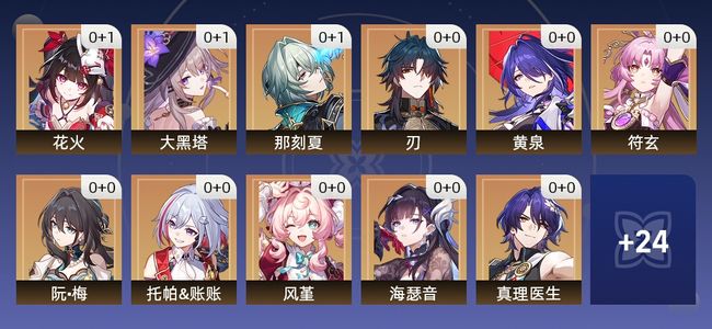 崩坏：星穹铁道26黄 17角色黄 9光锥黄 16五星角色 7五星光锥 66级 女主