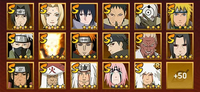 火影忍者V9 21S忍 46A忍 204忍 2855S碎片 19通灵 1000W战力 前500名 下忍