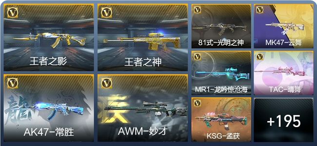 穿越火线：枪战王者V6 6王者武器 204英雄武器 6英雄角色 483万化 枪皇SS