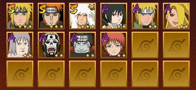 火影忍者V1 3S忍 7A忍 54忍 458S碎片 11通灵 100W内战力 见习