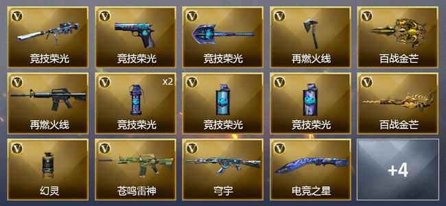 穿越火线（CF）16V武器 1V角色 4皮肤 可排位 新锐