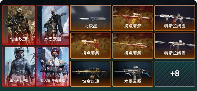 三角洲行动总资产27.2M 5干员外观 1传说近战 15传说枪械 白银