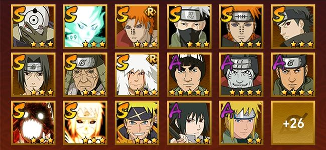 火影忍者V11 12S忍 31A忍 133忍 1515S碎片 14通灵 600W战力 前500名 上忍