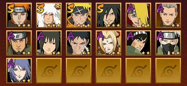 火影忍者V7 4S忍 9A忍 51忍 548S碎片 8通灵 100W战力 前500名 暗部