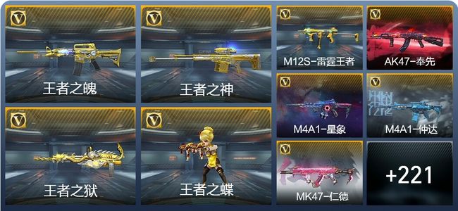 穿越火线：枪战王者V7 11王者武器 250英雄武器 6英雄角色 511万化 大师SS