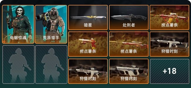 三角洲行动总资产48.4M 2干员外观 2近战 24传说枪械 烽火：黑鹰 战场：列兵