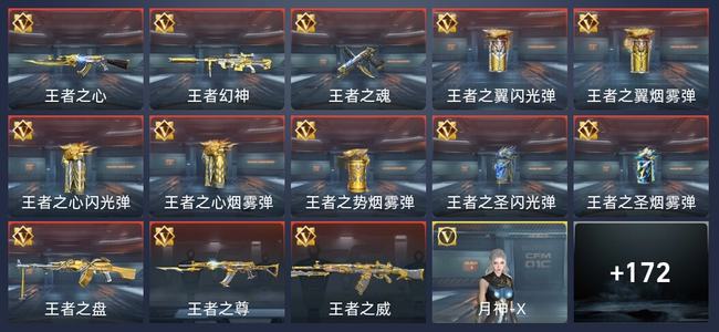 穿越火线：枪战王者V6 13王者 180英雄武器 6英雄角色 305万化 新锐