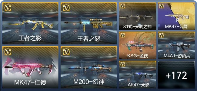 穿越火线：枪战王者V6 8王者武器 201英雄武器 2英雄角色 380万化 枪王SS