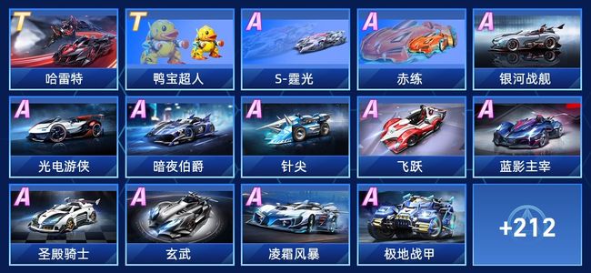 QQ飞车手游V6 2永久T车 100永久A车 226永久赛车 94宠物 女号 星耀