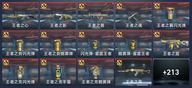 穿越火线：枪战王者19王者 220英雄武器 7英雄角色 324万化 专家S