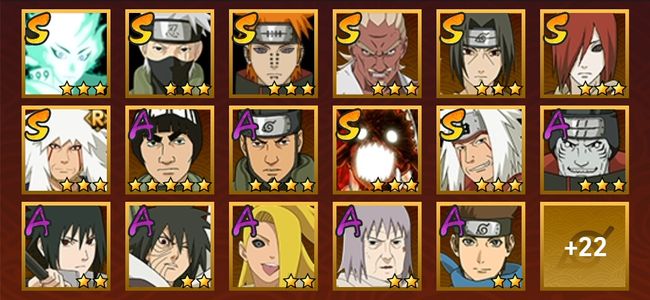 火影忍者V10 9S忍 31A忍 126忍 1096S碎片 15通灵 600W战力 前500名 见习