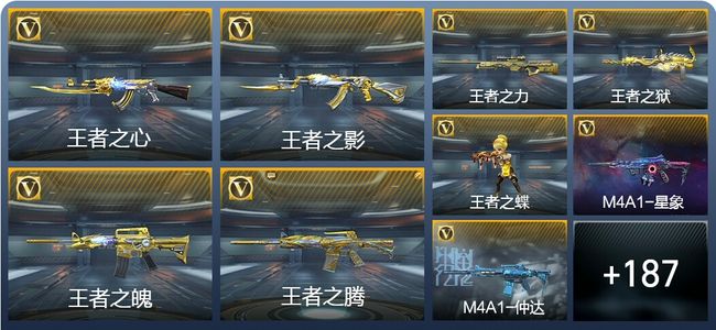 穿越火线：枪战王者V8 13王者武器 196英雄武器 6英雄角色 439万化 枪王