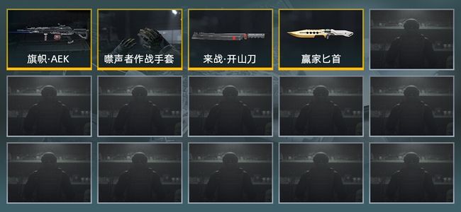 暗区突围库存价值265.4K 1手套 2近战武器 1金枪皮 信誉5级 专家