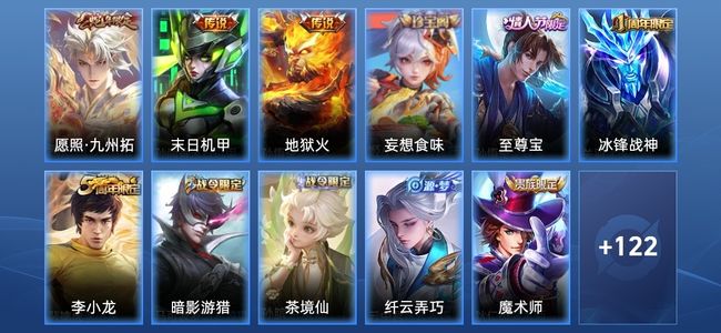 王者荣耀V3 3传说 28史诗 133皮肤 120英雄 最强王者