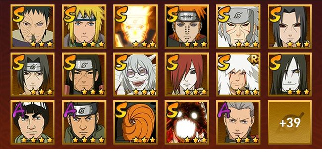 火影忍者V10 16S忍 40A忍 176忍 2018S碎片 19通灵 700W战力 前1000名 暗部