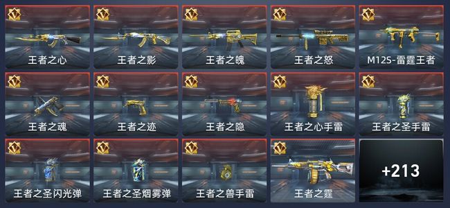穿越火线：枪战王者V8 16王者 220英雄武器 7英雄角色 440万化 大师