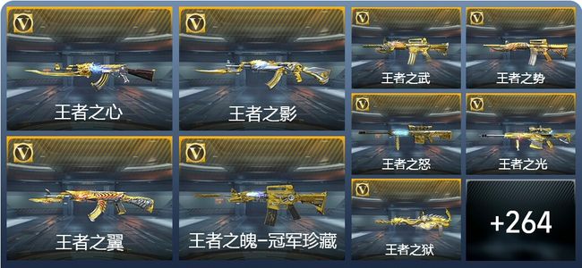 穿越火线：枪战王者V9 30王者武器 286英雄武器 8英雄角色 639万化 大师